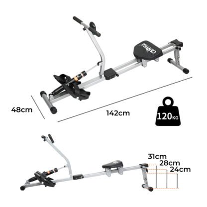 Centra Hydraulic Rowing Machine 12 Levels - Image 3
