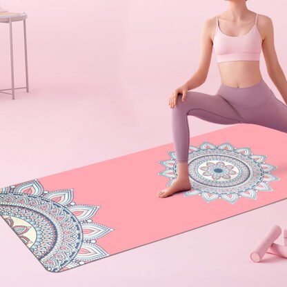 Centra Yoga Mat Foldable Non-Slip Exercise Pink - Image 8