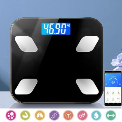 Centra Bluetooth Body Fat Scale BMI Black - Image 7