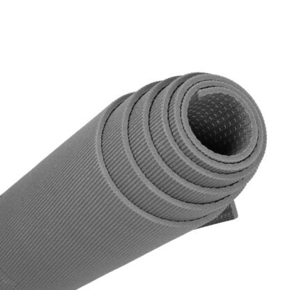 Centra Yoga Mat Non Slip 5mm Exercise Grey - Image 5